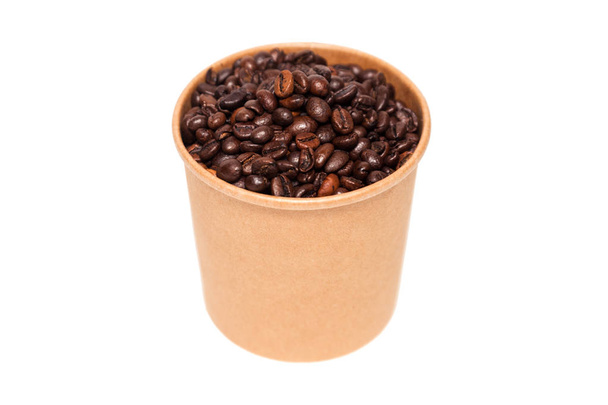 roztroušená pražená kávová zrna - Fotografie, Obrázek