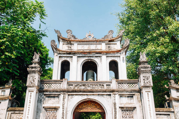 Temple of literature in Hanoi, Vietnam - 写真・画像