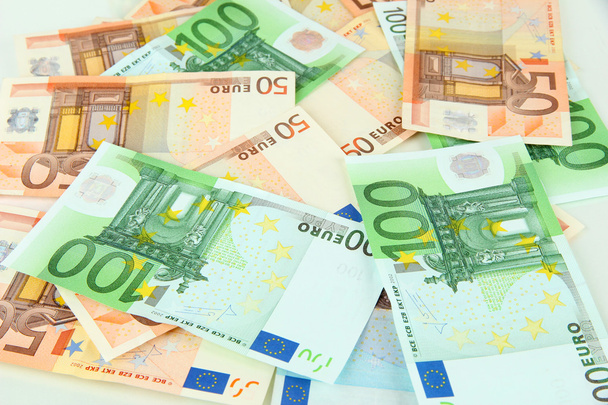 Euro banknotes close-up - Zdjęcie, obraz