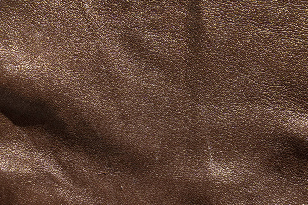 Bruine huidtextuur. Natuurlijke, milieuvriendelijke materiaal - Foto, afbeelding