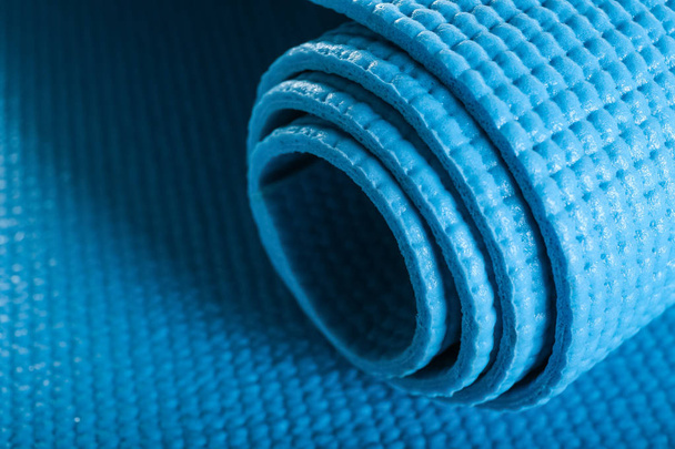 Kleur yoga mat, close-up - Foto, afbeelding