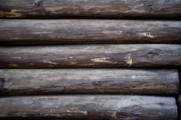 old wooden fence on background,close up - Foto, Imagem