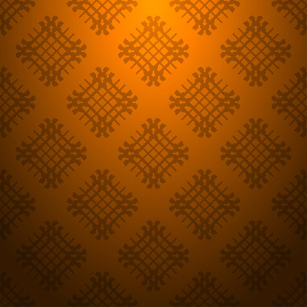 Orange abstract background, striped textured geometric seamless pattern - Vector, imagen