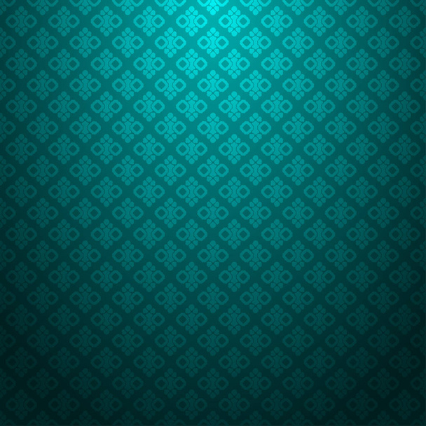 Cyan abstract striped textured geometric pattern on gradient background - Vetor, Imagem