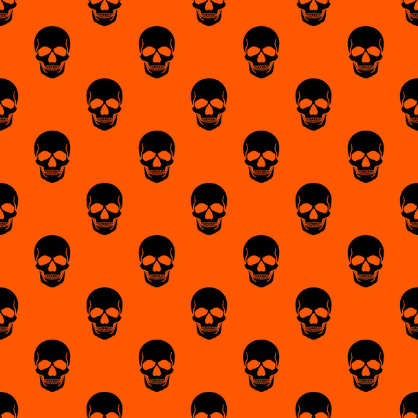 Halloween pattern seamless in simple style vector illustration - Vector, Image