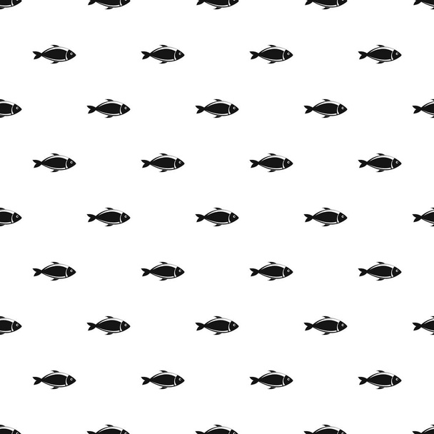 Fish pattern seamless vector - Вектор,изображение