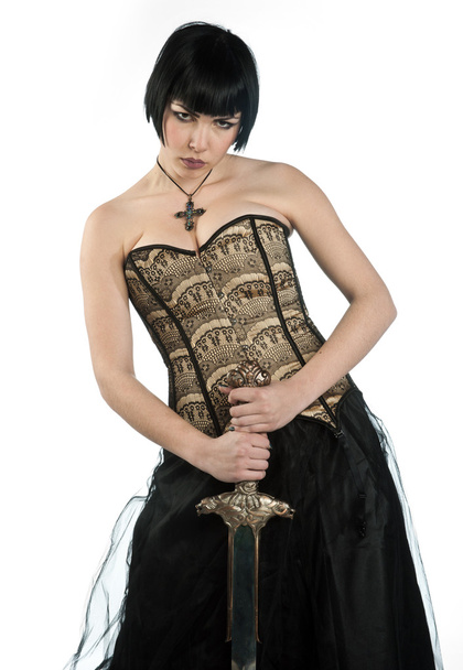 gothioc женщина с мечом
 - Фото, изображение