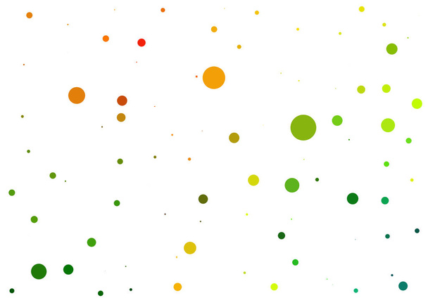 φόντο πορτοκαλί κίτρινο πράσινο σημεία - Διάνυσμα, εικόνα