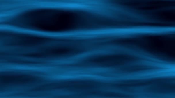 blau animierte Meereswellen mit verschiedenen schönen Strukturen und erstaunlichen Schattierungen - Filmmaterial, Video