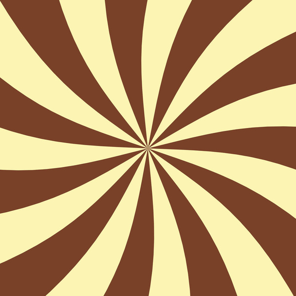 Vector chocolade spiraal achtergrond. Vector abstracte achtergrond.  - Vector, afbeelding
