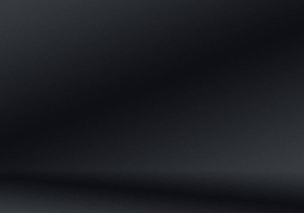 Abstraktní luxusní rozostření tmavě šedé a černé gradient, používaný jako pozadí studiové stěny pro zobrazení vašich produktů. - Fotografie, Obrázek