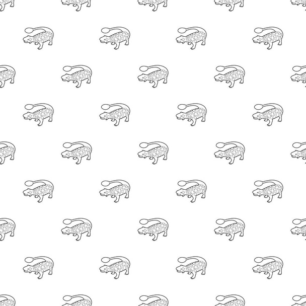 Scolosaurus pattern vector seamless - Vetor, Imagem