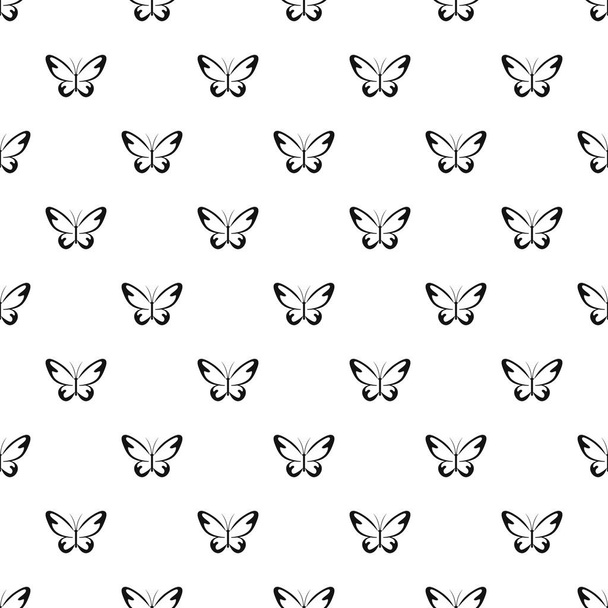 Flying moth pattern seamless vector - Διάνυσμα, εικόνα