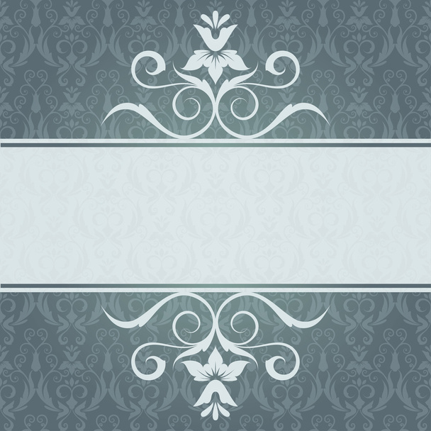 elegante Einladungskarte mit Panel - Vektor, Bild