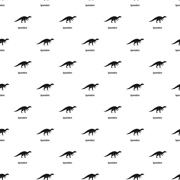 Iguanodone pattern seamless vector - ベクター画像