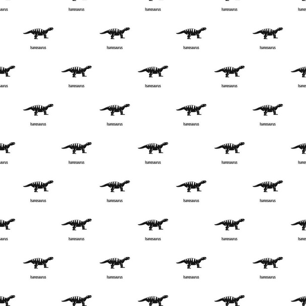 Isanosaurus pattern seamless vector - Вектор, зображення