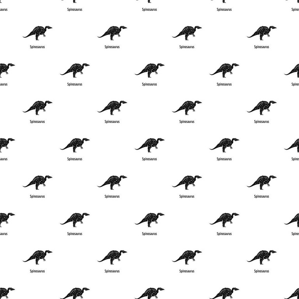 Spinosaurus pattern seamless vector - Вектор,изображение