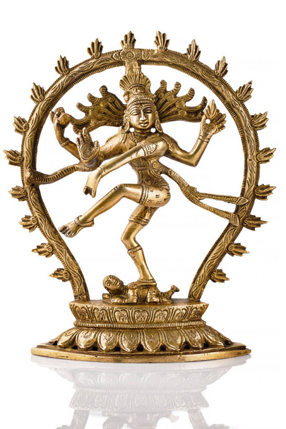 Statua di Shiva Nataraja - Il Signore della Danza isolato
 - Foto, immagini