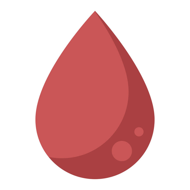 ícone gráfico de ilustração vetorial gota de sangue
 - Vetor, Imagem