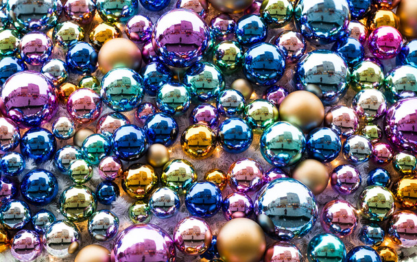 Glaskugeln Weihnachten Hintergrund - Foto, Bild