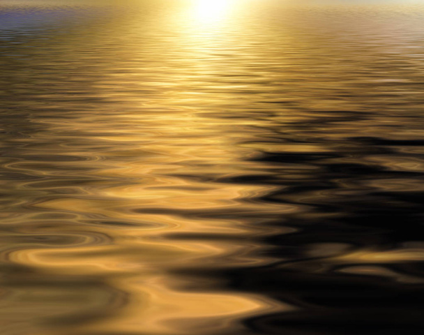 abstrakte schöne weiche und verschwommene bunte Oberfläche des Wassers wellen Hintergrund und Reflexion - Foto, Bild