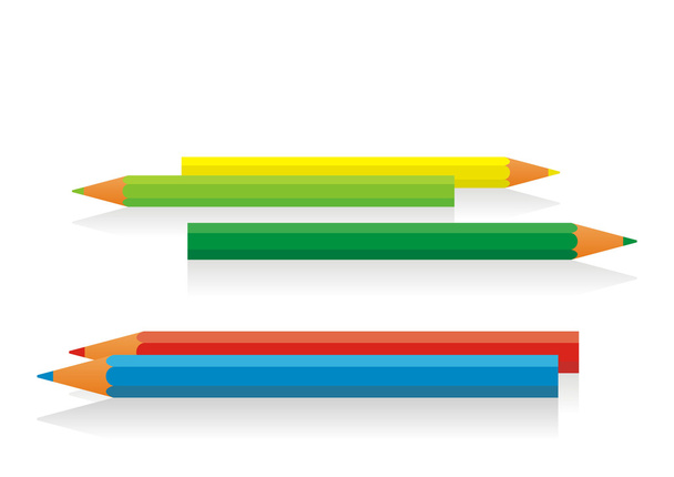 Pencils 12 - Вектор, зображення