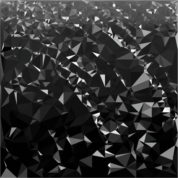 Αφηρημένο σκοτεινό φόντο πολυγωνικό τρίγωνο. Διάνυσμα πολυγώνου που αποτελείται από τρίγωνα. Γεωμετρικό υπόβαθρο σε στυλ Origami με κλίση. - Διάνυσμα, εικόνα
