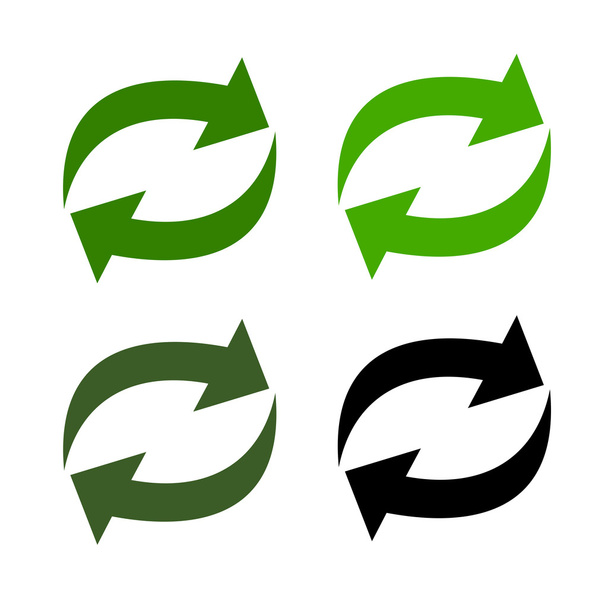 Nyíl újrahasznosítás - Vektor, kép
