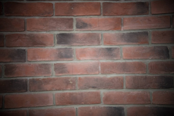 Fechar tiro de tijolo parede laranja
 - Foto, Imagem