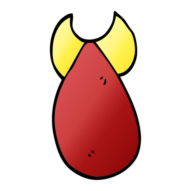 bomba atómica doodle desenhos animados
 - Vetor, Imagem