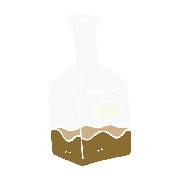 cartoon doodle drink in decanter - Vetor, Imagem