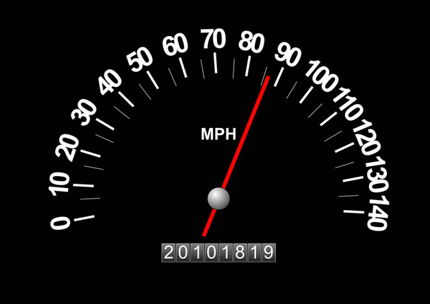 Speedometer graphic illustration vector - Photo, Image