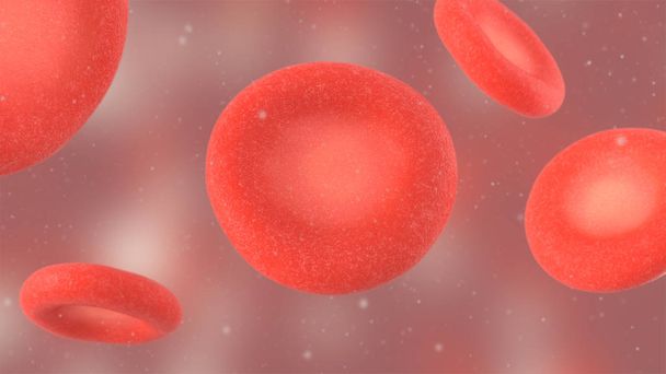3D иллюстрация красных кровяных телец
 - Фото, изображение