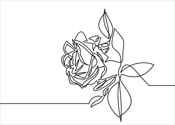 ilustracja kwiat Róża wektor po prostu     - Wektor, obraz