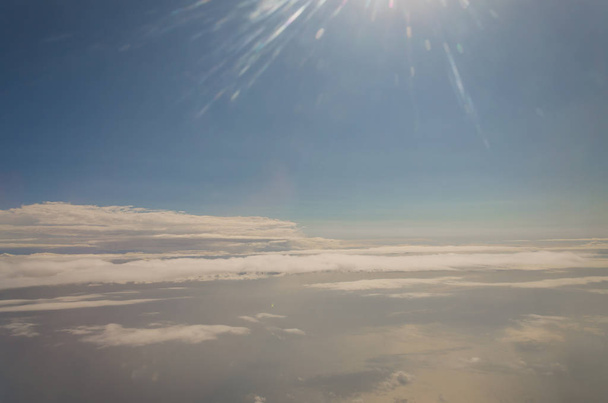 Beautiful photos from the airplane porthole - Фото, изображение