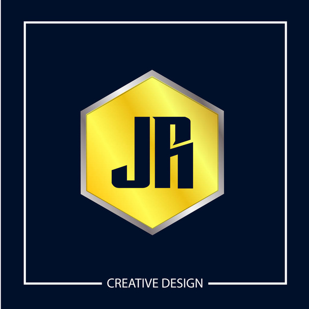 Initial Letter JR Logo Template Design - Vector, Image