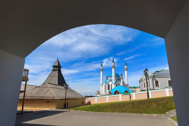 Καζάν Κρεμλίν και το Τζαμί Kul Σαρίφ - Φωτογραφία, εικόνα