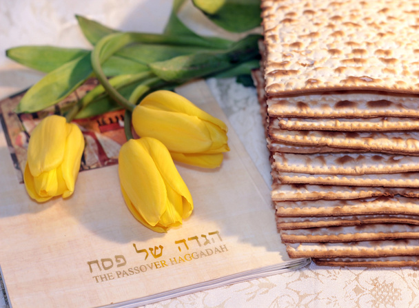 vrolijke Lentefestival - Joodse feest van Pesach - Foto, afbeelding