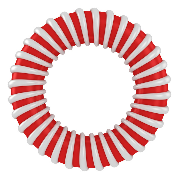 Red-white ring - Zdjęcie, obraz