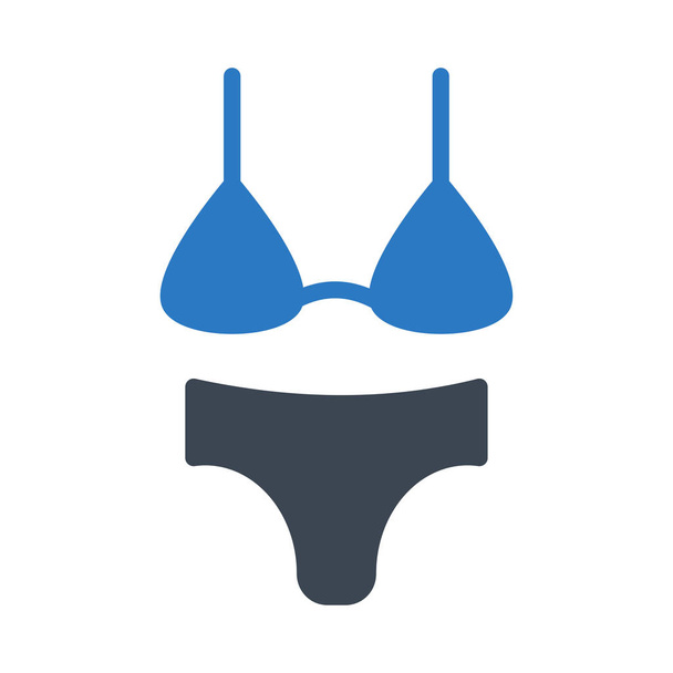 lingerie flat icon, vector, illustration   - Vektor, Bild
