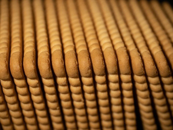 Biscuits in a row - Photo, Image