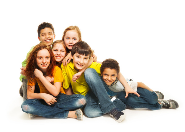 Group of diversity looking kids - Foto, imagen