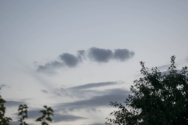 céu azul com diferentes tons de nuvens para o fundo de design
 - Foto, Imagem