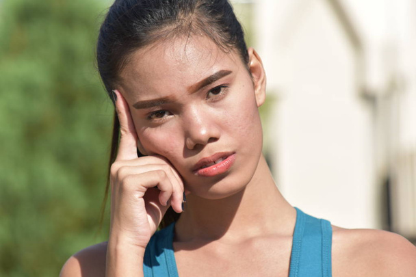 Youthful Filipina Female Deciding - Foto, Imagen