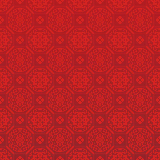 Chinese red background - Vector, Imagen