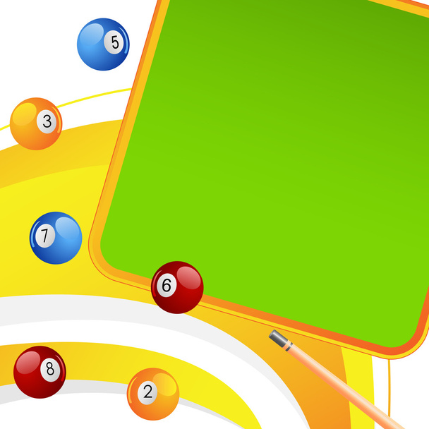 Colorful Snooker Ball - Vettoriali, immagini