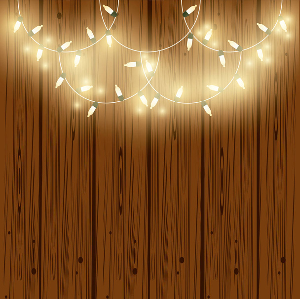 luces de Navidad para la decoración - Vector, Imagen