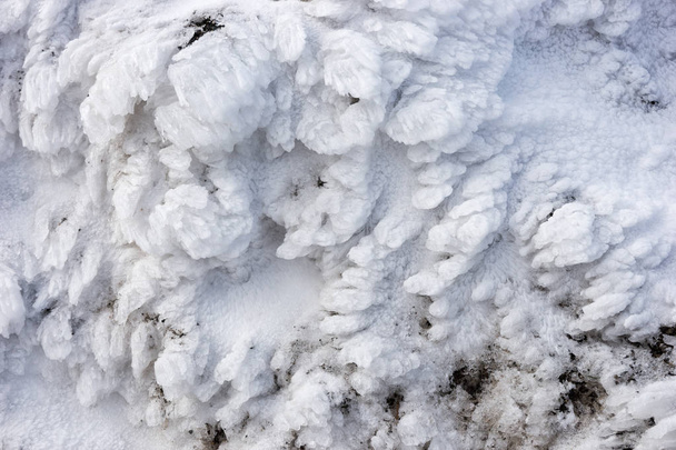Φυσική υφή του χιονιού και του πάγου. Χειμώνα φόντο - Φωτογραφία, εικόνα