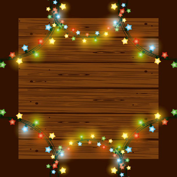 christmas lights for decoration - Vector, Image