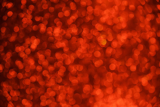 Red Green Glitter vintage lights background. Blurred christmas abstract texture. Defocused bokeh - Valokuva, kuva